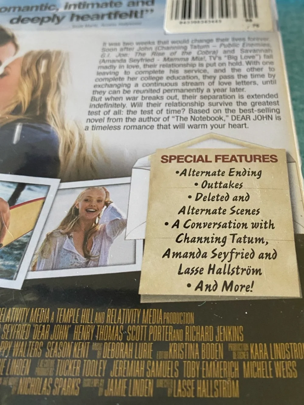 DEAR JOHN DVD - Channing Tatum Amanda Seyfried romance love story sealed NEW